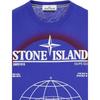 STONE ISLAND Short-Sleeve T-Shirt Bright Blue Men Tops 76152NS96-V0022