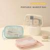 Breathable Mesh Mesh Cosmetic Bag Transparent Coin Purse Travel Makeup Organizer  Makeup Storage