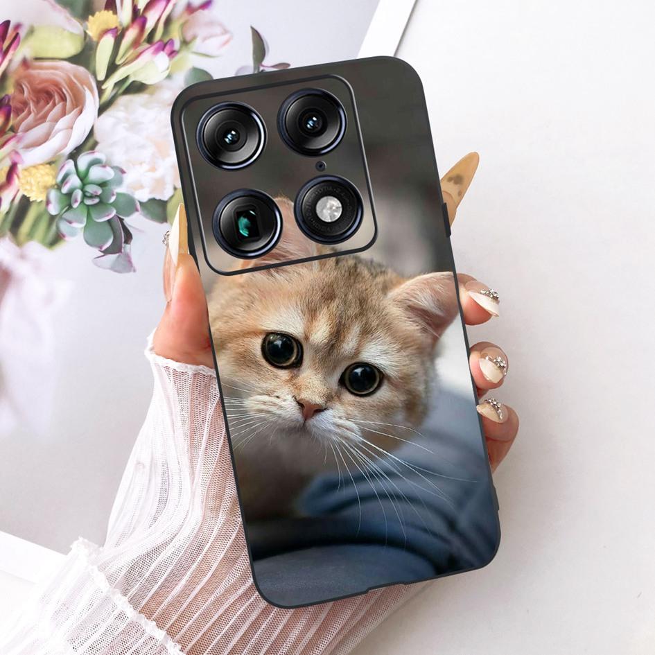 For Motorola Signature 2026 Case Popular Flower Marble Painted Cover Soft Silicone Black Phone Shell For Moto X70 Air Pro Fundas