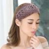 New Korean Elegant Headband Fashion Lace Headband Solid Color Elastic Hairband Hair Accessory Women Girls Headband Headband