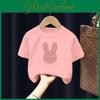 Tshirt Girls Short New Sleeved Summer Childrens Clothing Pure Cotton Tshirt Clothing Childrens Summer