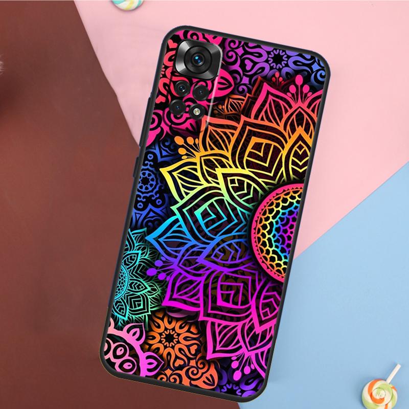 Mandala Cover For Xiaomi Redmi Note 14 13 12 9 10 11 Pro 9S 10S 11S 12S Redmi 14C 10C 12C 13C Case