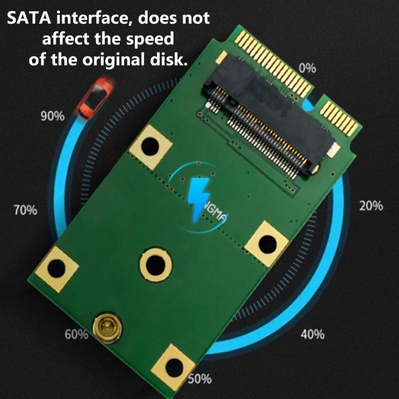Compactly M.2 NGFFSSD to mSATA Interfaces Converters for DIY Upgrades and Stable Data Transfer Plugs And Play Setups