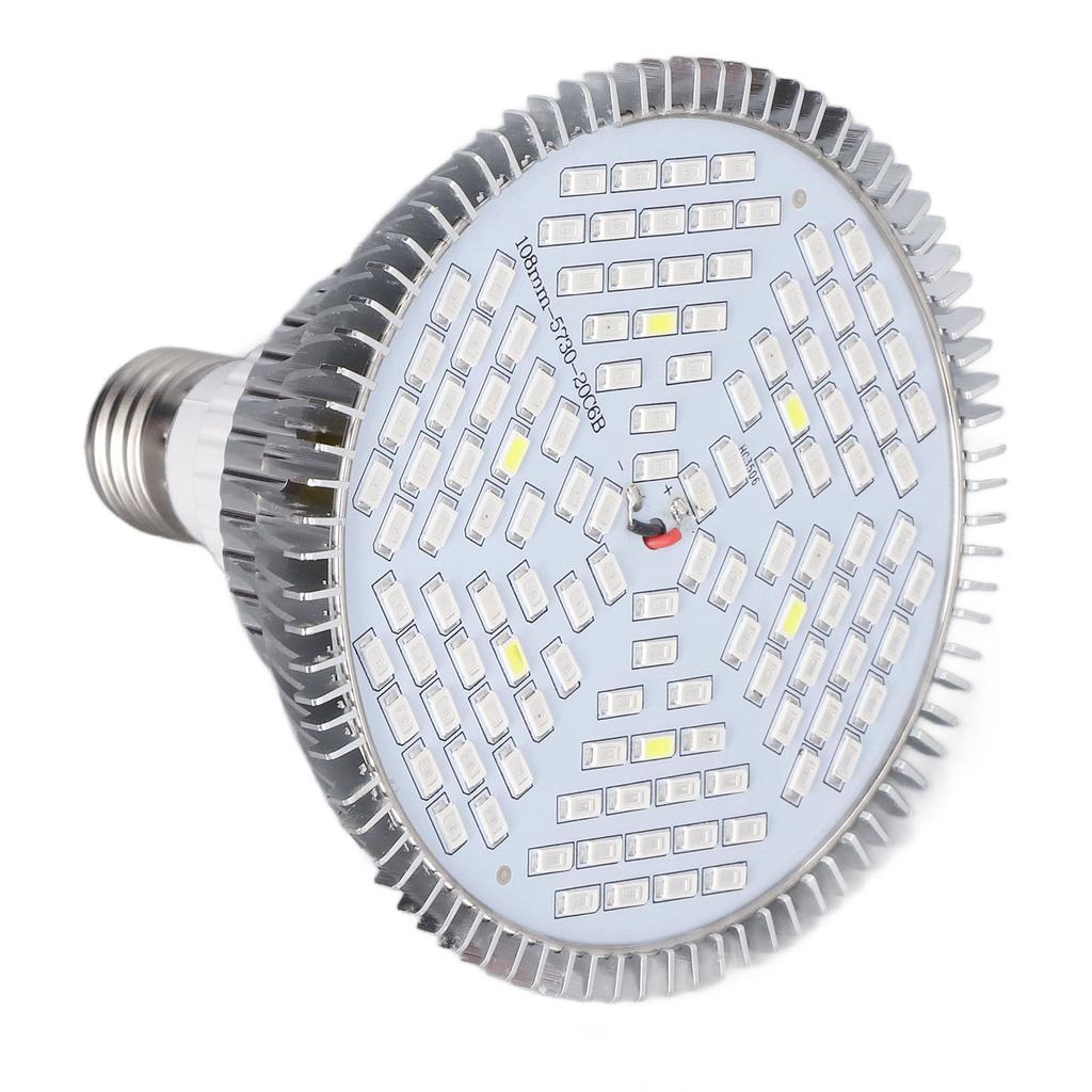 LED Pflanzenlampe E27 Geringer Stromverbrauch Vollspektrum Geringe Wärmeentwicklung LED Pflanzenwachstumslampe 85‑265V 80W,