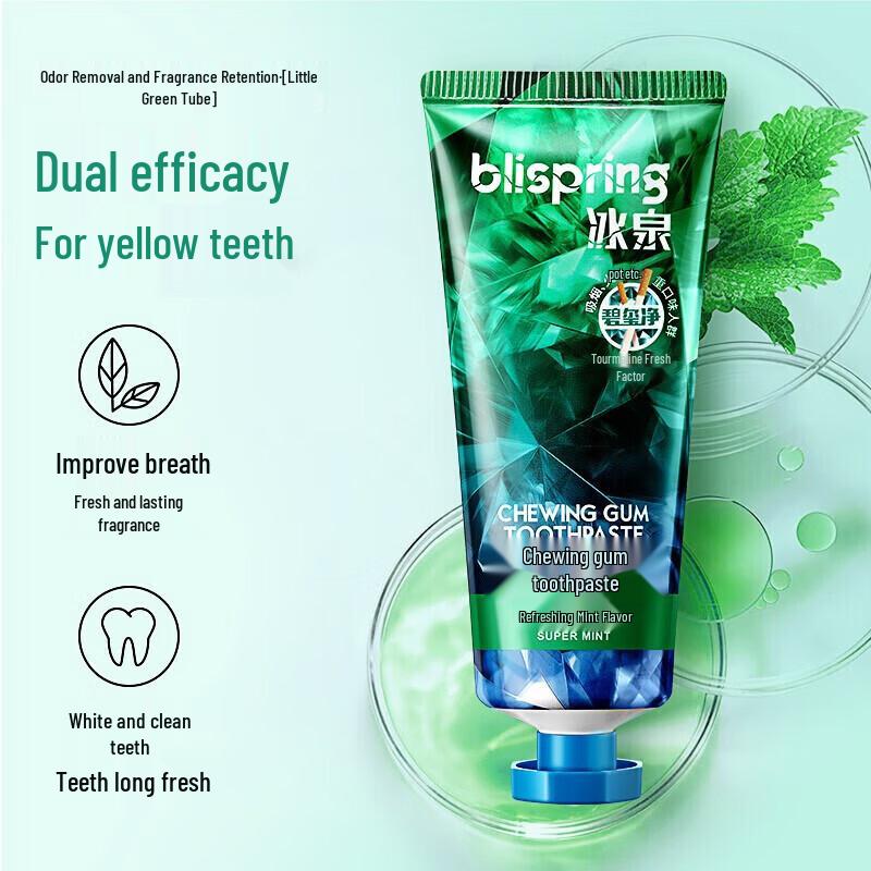 blispring Tourmaline Toothpaste Set