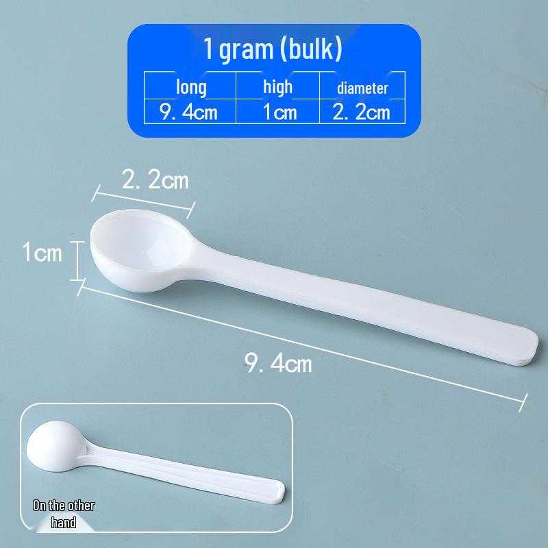 Individually Packaged Disposable Plastic Measuring Spoons: 1g, 3g, 5g, 10g, 15g for Liquid & Powder