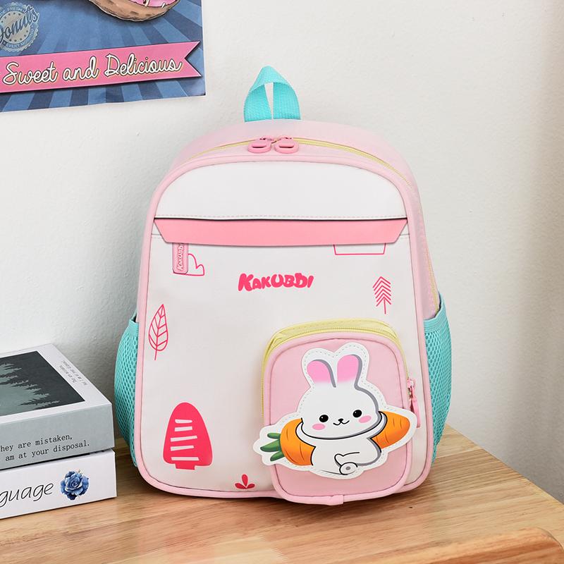 Children's Kindergarten Schoolbag Lightweight Backpack Large Capacity Cartoon Schoolbag 3-6 Years Old