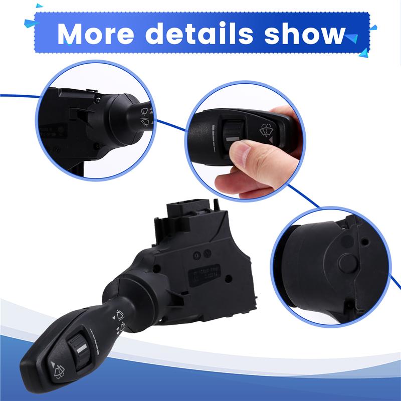 8A6T-17A553AC Auto Scheibenwischerschalter Scheibenwischerschalter Für Ford Fiesta 2009-2019 8A6T-17A553-AC-A99D