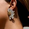 Bohemian Geometric Flower Earrings Beach Vintage Styles Dangle Drop Earrings for Trendy Women Everyday Jewelry Pieces