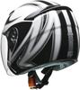 LEAD Industries STRAX Jet Motorcycle Size M M Head Circumference Helmet, White, (SJ-9 - - 57cm~58cm)