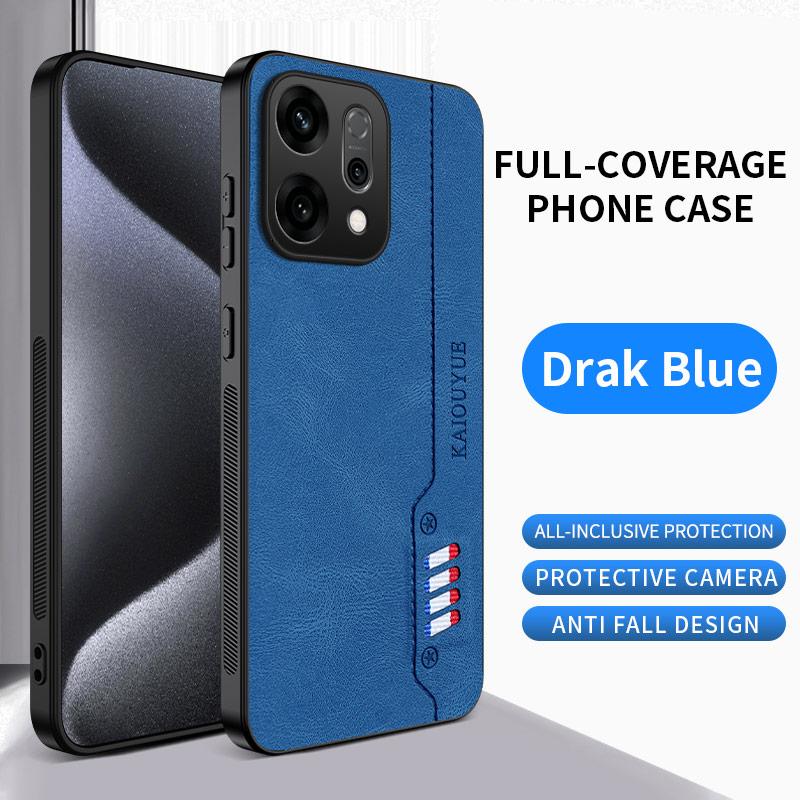 For OPPO Reno 14 Pro 14F 5G Case New PU Leather Skin Shockproof Anti Fall Protect Phone Back Cover For OPPO Reno 14 Shell Bumper