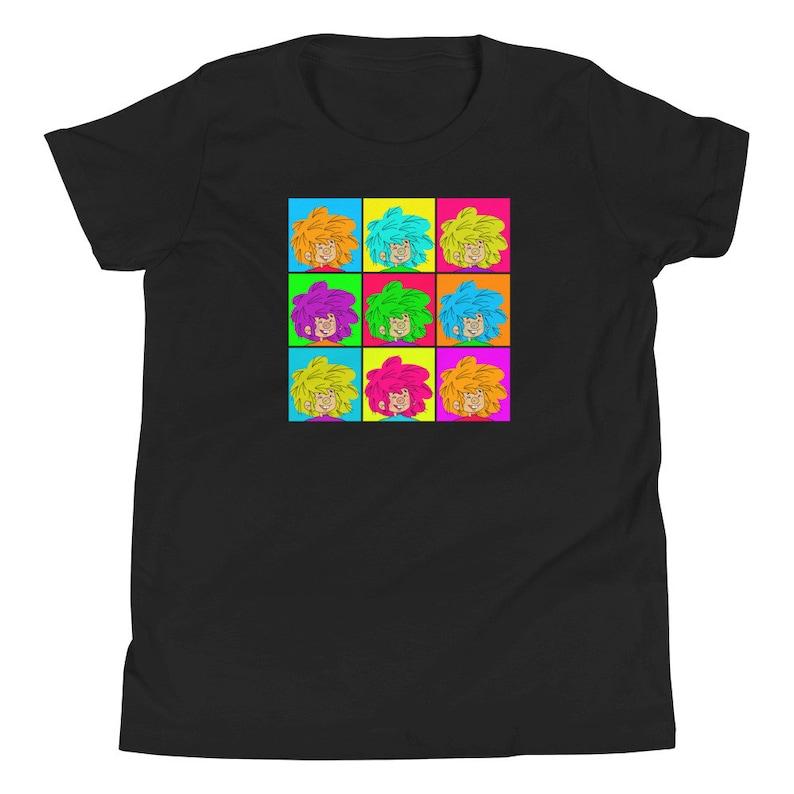 Pumuckl Youth T-Shirt: 80s Retro Cartoon, Andy Warhol Style 120