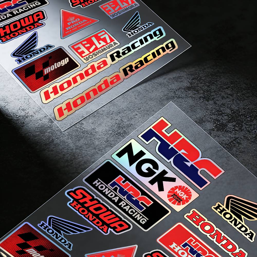 Laser For Honda Reflective Motorcycle Stickers, 3M Safety Warning At Night In The Dark Scooter Helmets VF7