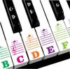 YPTSYSYS Piano Sticker for Beginners, Removable stickers with notes on the piano keyboard for learning, Full-size, 88 keys, made of silicone