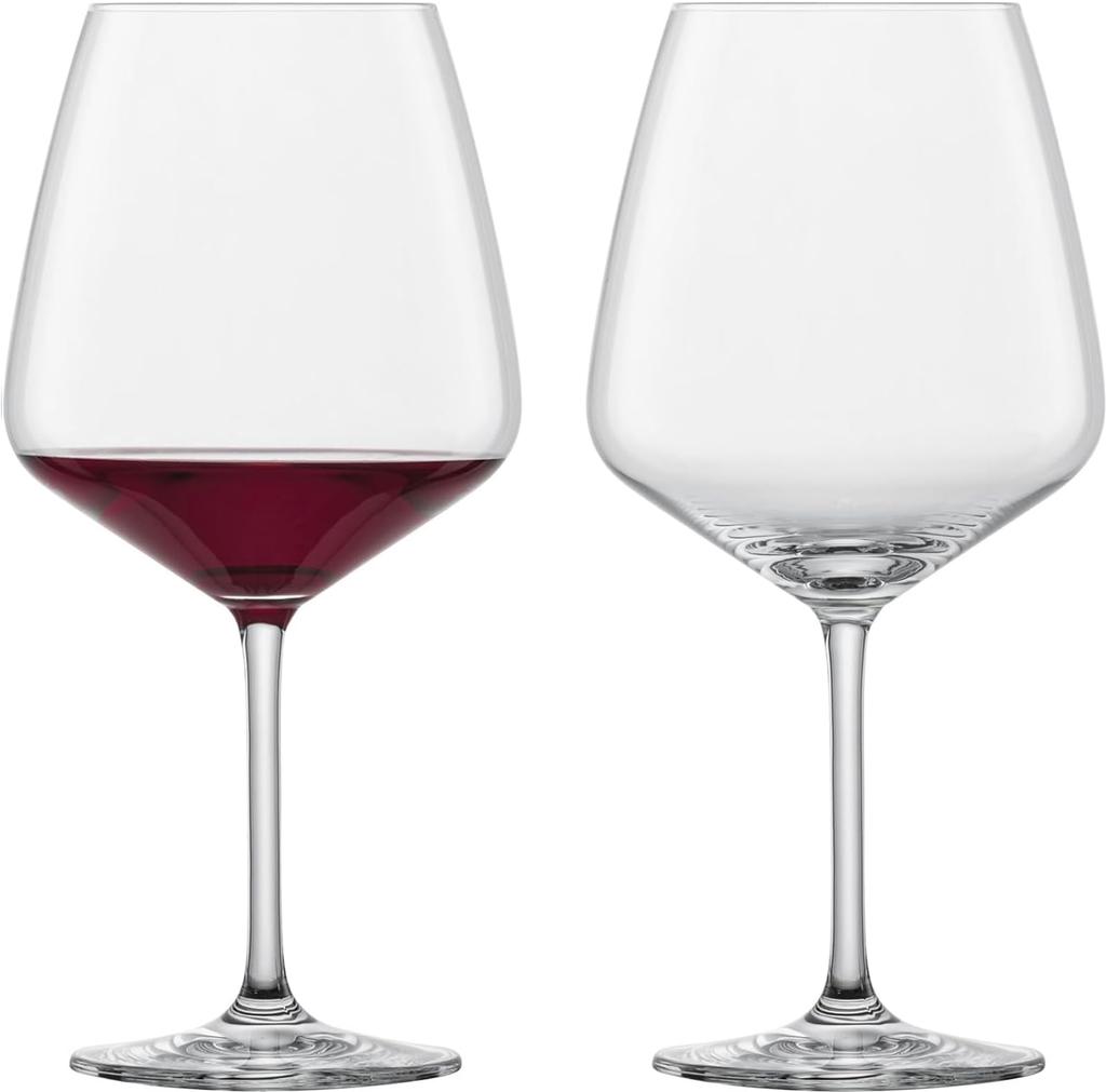 ZWIESEL GLAS Break-Resistant Tulip Wine Glasses for Red Wine (Burgundy), Pair of 2, Machine-Made (m123608)