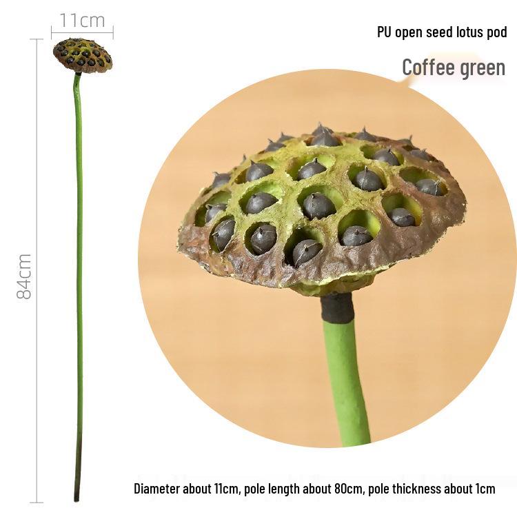 Artificial Lotus Leaf Pond Scenery Props with Stem for Stage and Landscape Photography