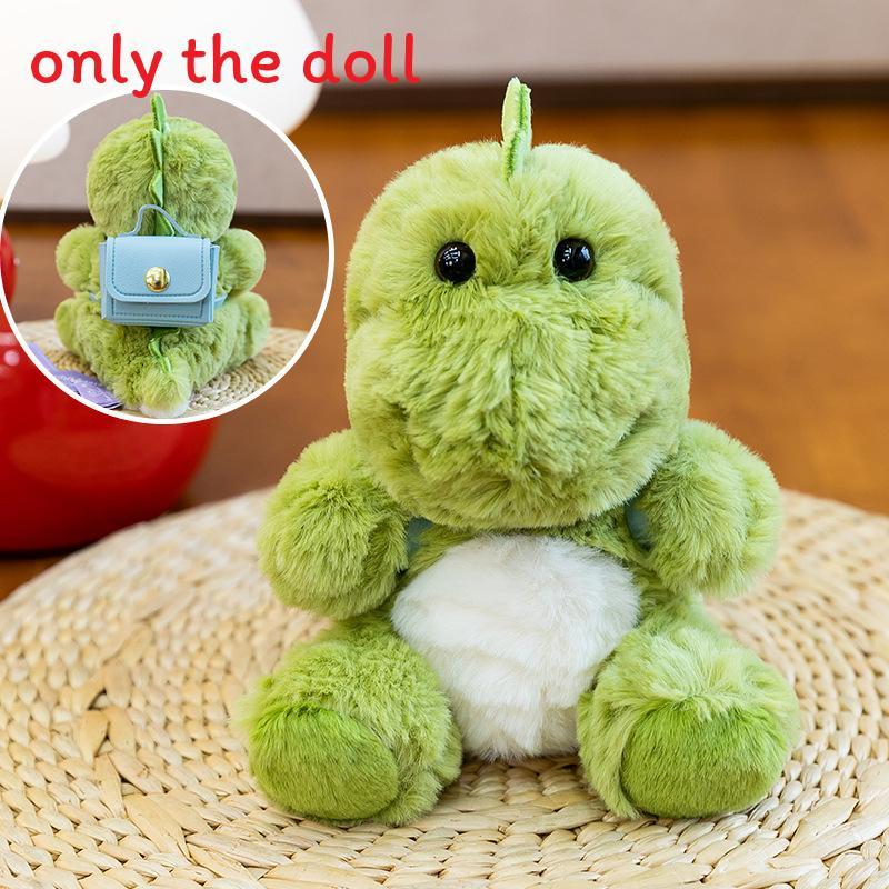 Dinosaur Plush Toy With Camera Flashing Light And Backpack Decor For Stress Relief And Kids Play