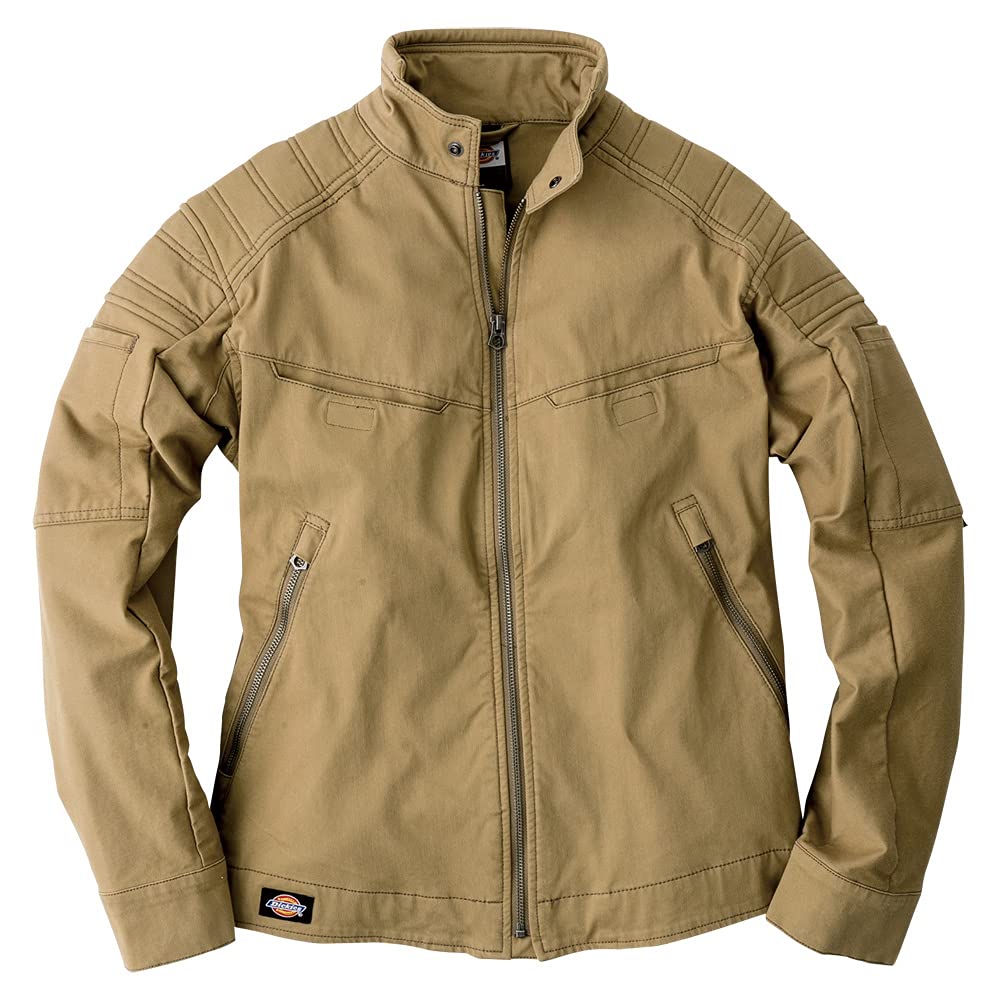 Dickies Unisex Stretch Jacket D-1250, Size 14, Khaki, Medium, Workwear Jacket