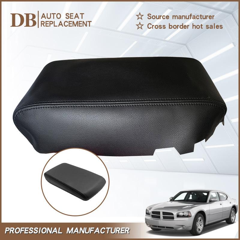 For Dodge Charger 2008-2010 2009 Center Console Armrest Protection Cushion Breathable Armrest Box Cover Pad Car Accessories