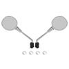 Rearview Mirrors Left and Right M8 Long Version for Vespa Piaggio Primavera 50 125 150 Chrome Black