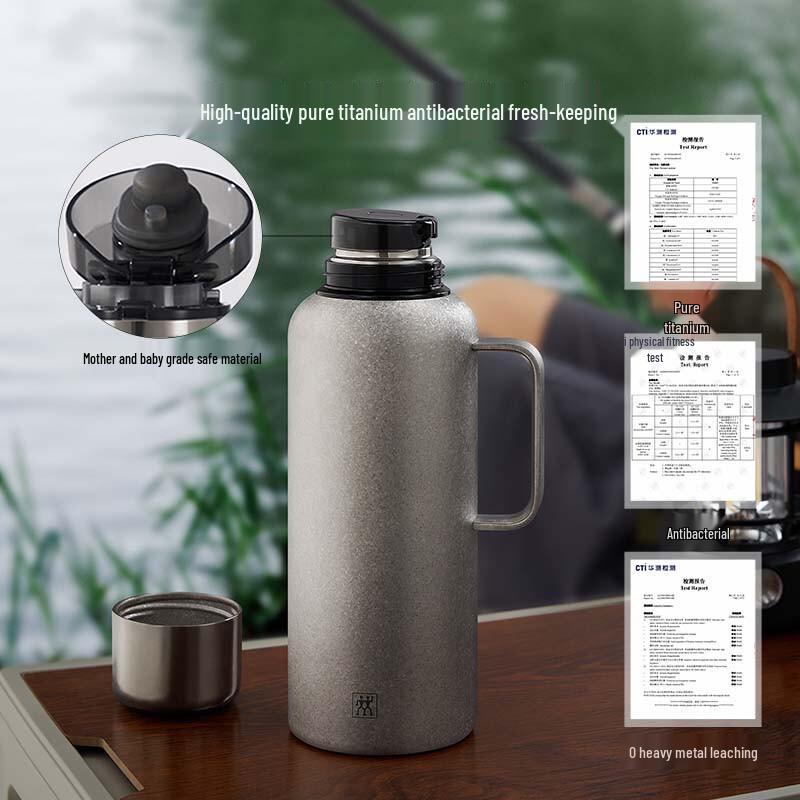 Zwilling Thermo Plus 1.2L Titanium Vacuum Insulated Kettle