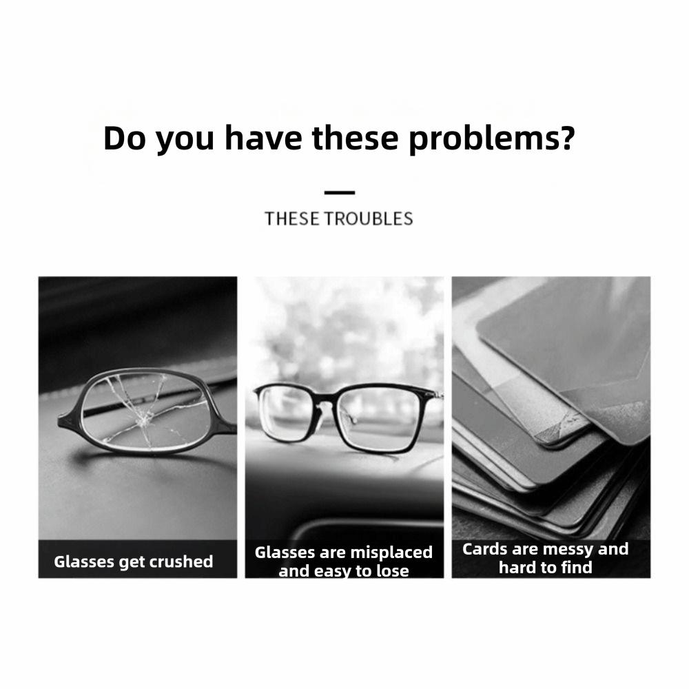 Premium Sunglasses Clip Convenient Sun Visor Glasses Clip Sunglasses Holder  for Car Visor