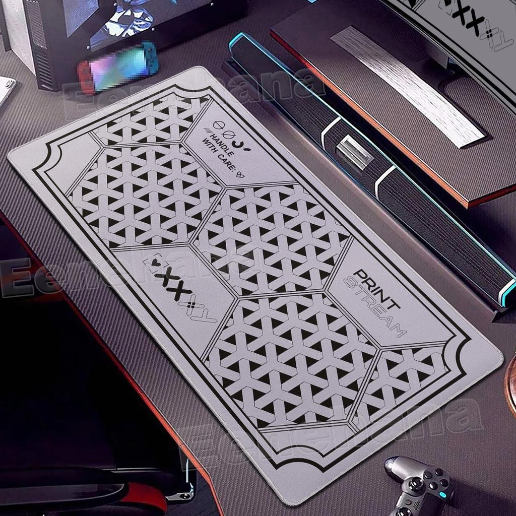 CS GO Hexagon Mouse Pad Large Gaming Fashion Black XXL Nonslip Desk Mat HD Big Laptop PC Gamer Keyboard Office Home Accessories