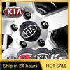 2026 Hot Car Sticker 4Pcs Car Wheel Center Caps Badge Tire Hub Sticker Decoration For KIA K5 K3 Sportage Ceed Sorento Cerato Opt