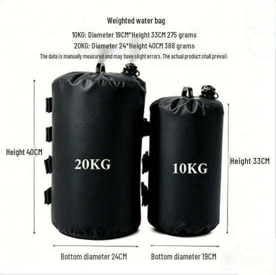 Water-Filled Sandbag Tent Weights for Billboards 10L чёрный