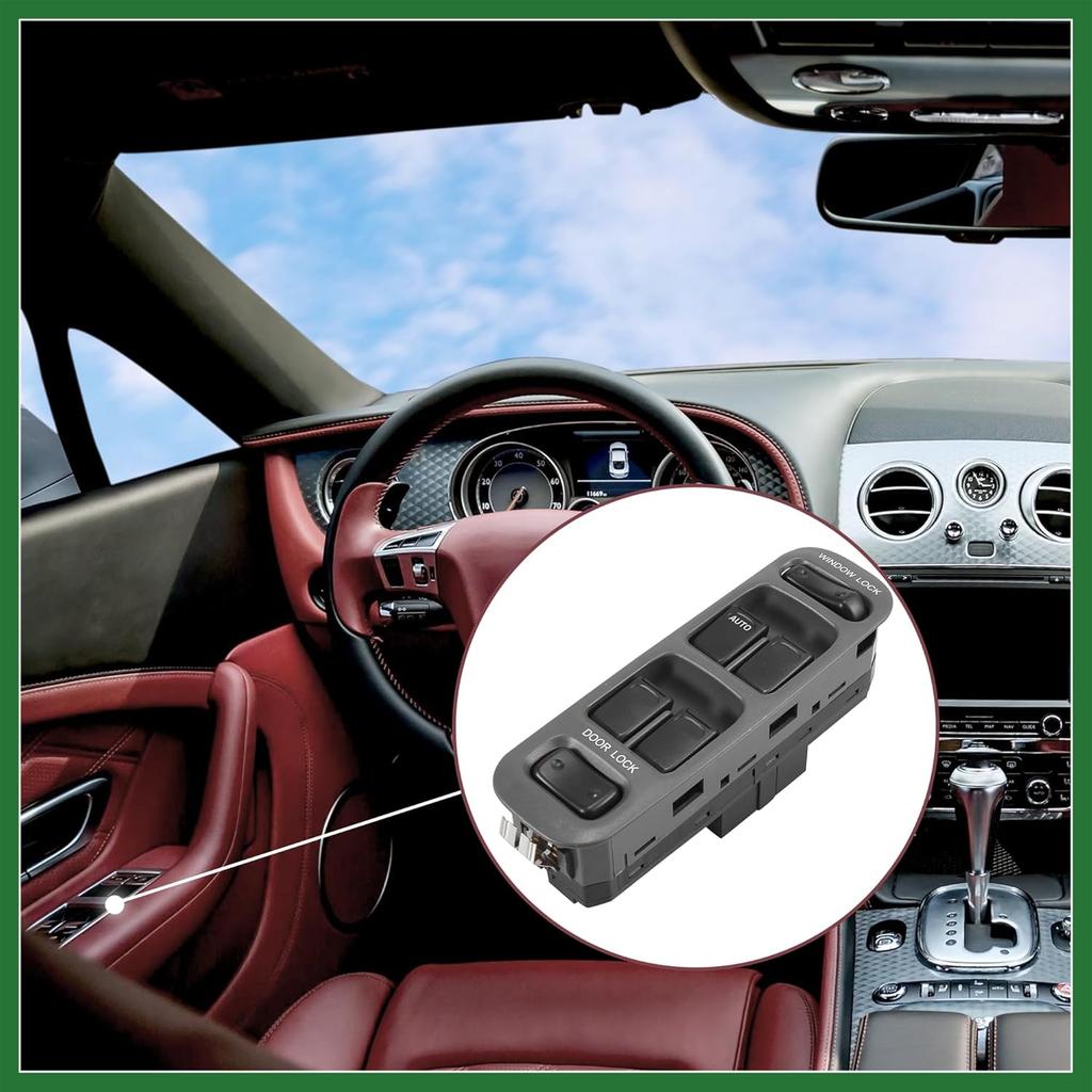 Motoforti Master Driver Side Power Window Switch 37990-65D10-T01 Replacement for Suzuki Vitara 1999-2003 Grand Vitara 1999 2000 2001 2002 XL-7 2005