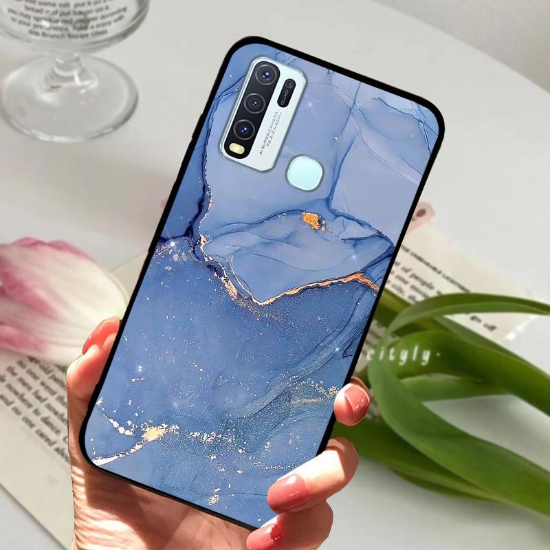 Pro Vivo Y30 1938 Y50 1935 Pouzdro zvířecí Silikonové Měkké TPU Zadní kryty Pro Vivo Y 30 50 Y30 2020 Pouzdro Ochranné Kreslené Funda