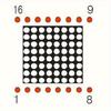 5pcs MAX7219 LED Display Modules 3MM Dot Matrix Module common-cathode Green/Red/Blue Light