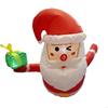 Light Up Inflatable Window Santa Ornament For Outdoor Garden Christmas Party Decoration