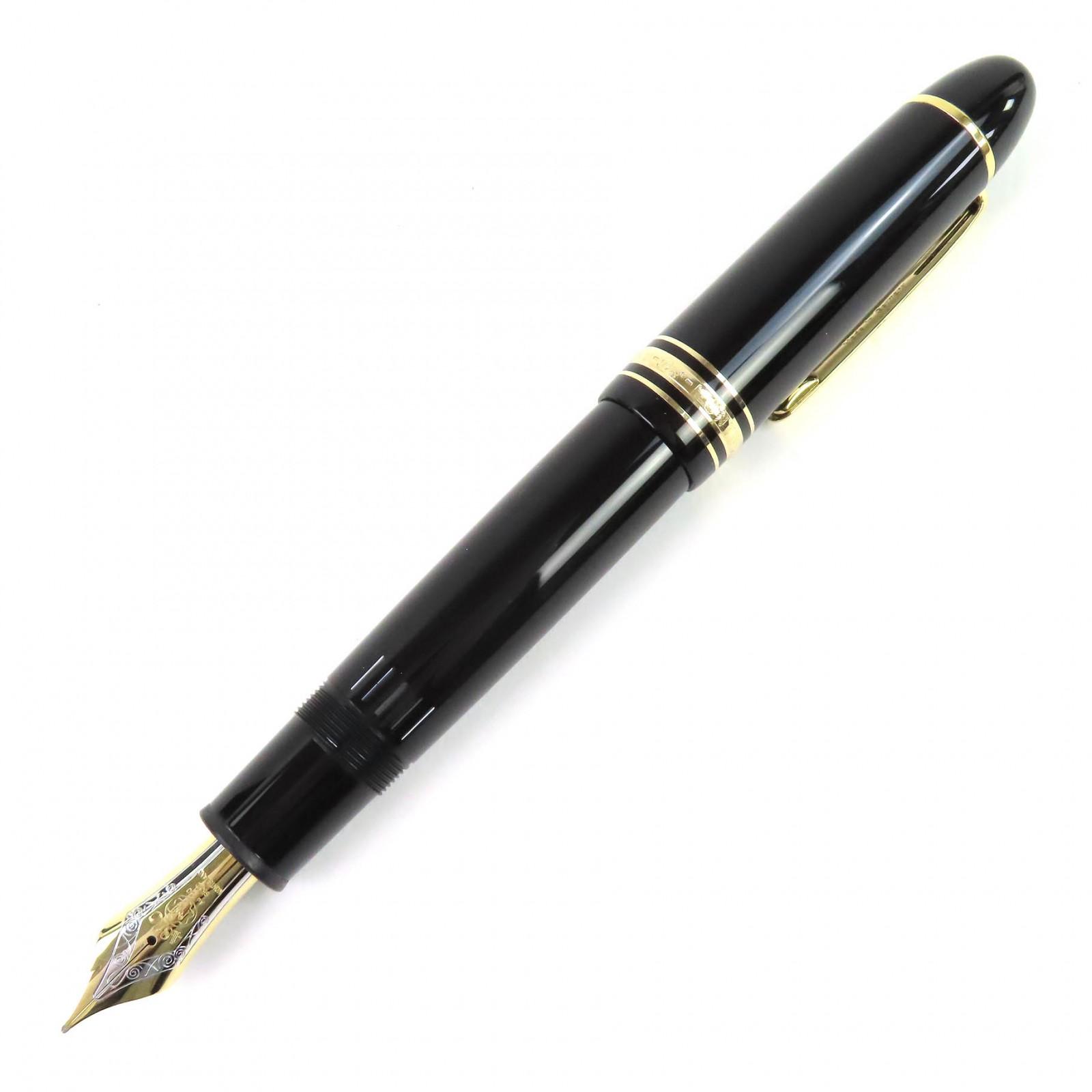 

Great MONTBLANC fountain pen Meisterstück 149 black 18K mens Used