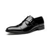 Japanese 2025 new leather business leather shoes men's British dress gentleman single shoes office professional dress wedding shoes youth