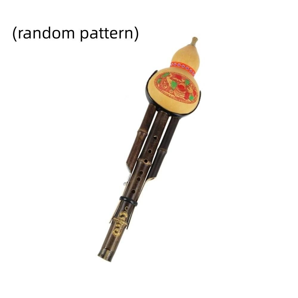 C/bB Key Gourd Flute Black Bamboo Gourd Bamboo Flauta Easy To Play Hulusi  Music Lovers