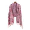 Hochwertiger Ethno-Stil Angora Roter Schal und Stola