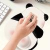 Kawaii Pink Panda Mouse Pad Silicone Wrist Mouse Pad Cute Non Slip Computer Office High-End Mouse Pads For Girls