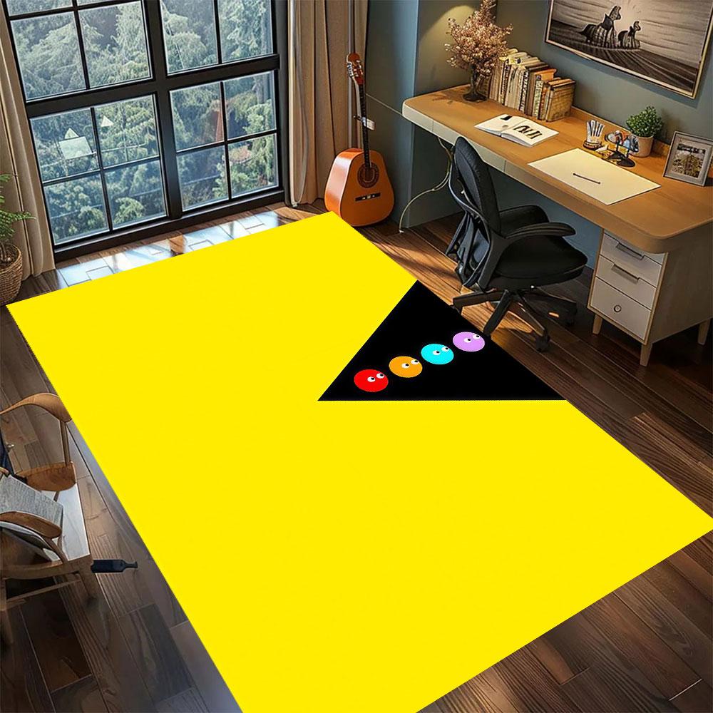 PacMan anime character Carpet for Living Room Bedroom Home Decor Cool Movie Mat Play Floor Mat