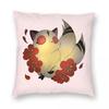 Inuyasha Kirara Square Pillowcase Polyester Linen Velvet Printed Zip Decor Pillow Case Home Cushion Cover