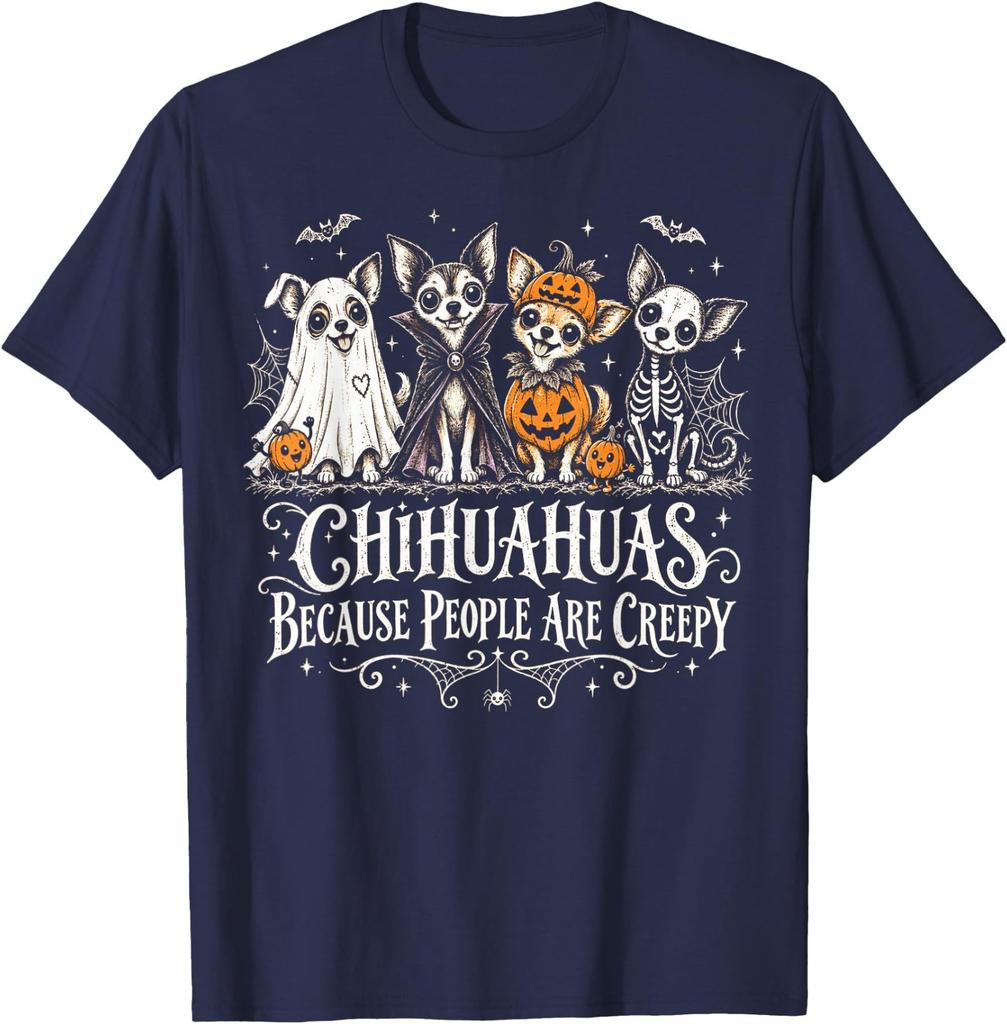 Halloween Chihuahuas Because People Are Creepy T-Shirt