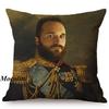Military Generals Oil Painting Art Decorative Throw Pillow Case Celebrity Star General Costume Design Bedroom Sofa Cushion Cover