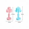 1Pcs Mini Dollhouse Retro Flower Lamp Creative Lily Of The Valley Lotus LED Night Light for DIY Fairy Garden Ornaments