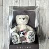 [USED] CELINE Teddy Bear, White, Macadam