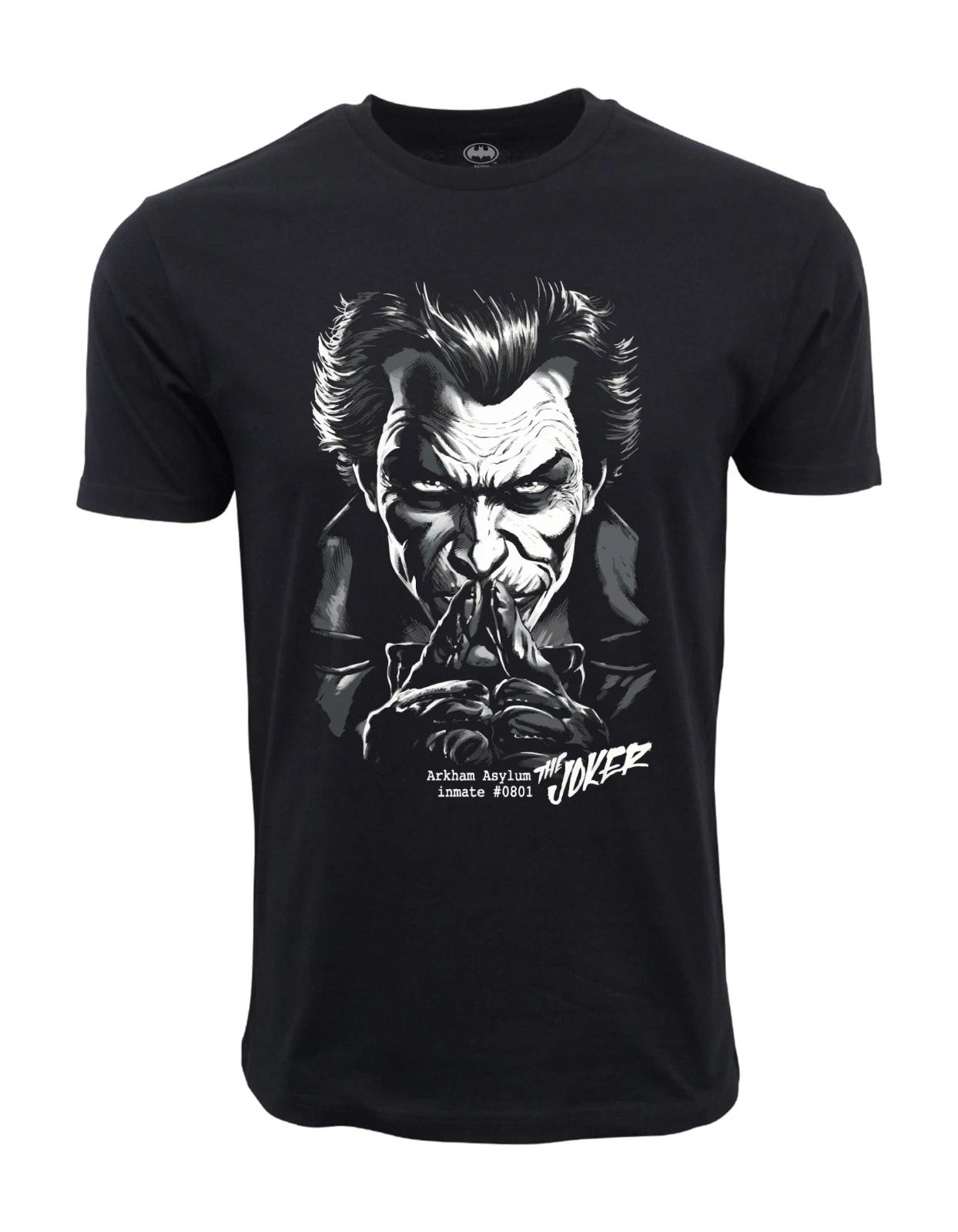 Unisex Adult Casual Graphic Batman The Joker Arkham Asylum Inmate G... M