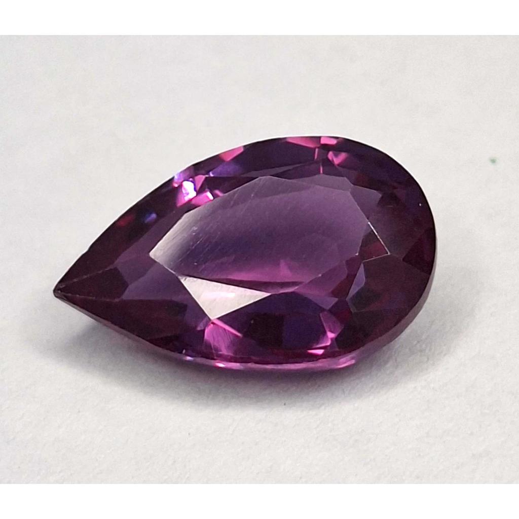 Natural Rhodolite Garnet 9-11 Ct Pear Cut Certified Fabulous Loose Gemstone