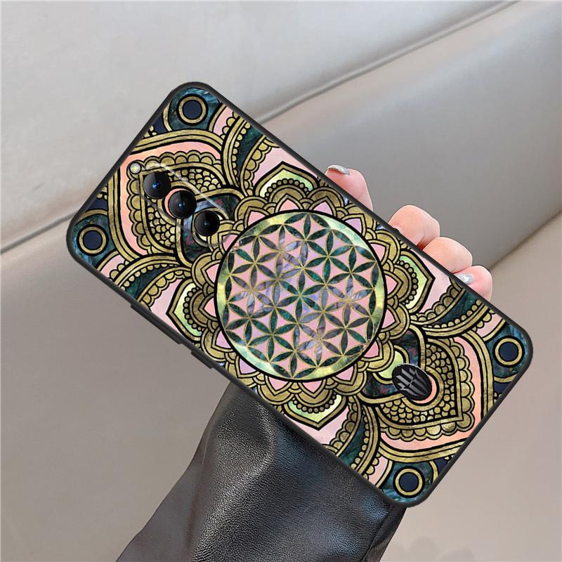 Flower Life In Lotus Pastel Golds Case For ZTE Nubia Red Magic 11 10 9 8 8S 9S 10S Pro Plus 6S 7S 6 7 For RedMagic 10 Air Cover