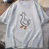 Problematic Goose 2025 pure cotton T-shirt top gender-neutral clothing summer trend round neck street short-sleeved clothing