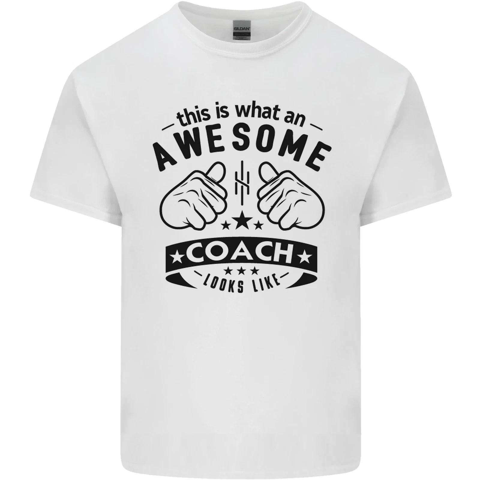 An Awesome Coach Looks Like Rugby Football Kids T-Shirt Childrens M