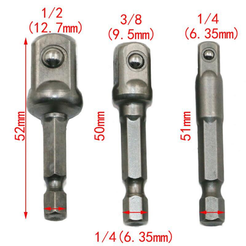 Steel Ball 8-Piece Extension Socket Adapter Set